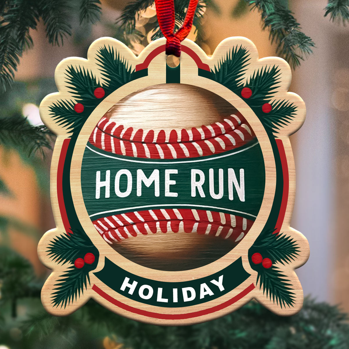 Home Run Holiday   Shape Ornament   Christmas Gift For Baseball Lovers 1700207288668.jpg