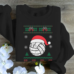 Volleyball Santa Hat   Ugly Sweatshirt   Christmas Gift For Volleyball Lover 1700454429210.jpg