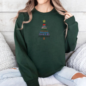 Christmas Album Tree Embroidered Shirt  1701166441172.jpg