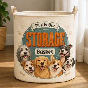 Dog Pack Storage Basket – Cute Home Organizer - Storage Bag 17045c74-9208-4142-9a59-885b1705e478.png