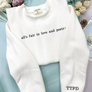 the tortured poets department ttpd sleeve embroidered shirt 1709604161931.jpg