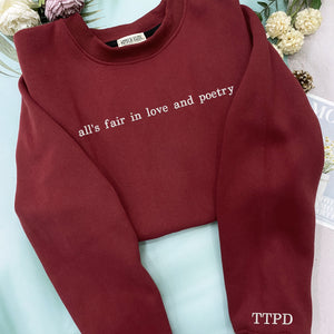 the tortured poets department ttpd sleeve embroidered shirt 1709604161938.jpg