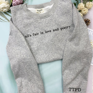 the tortured poets department ttpd sleeve embroidered shirt 1709604161985.jpg