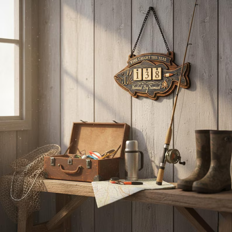 Personalized Fishing Catch Counter Sign, Rustic Wooden Angler Tracker, Custom Fisherman Gift, Lake Cabin Fishing Decor 170f23b3-02fb-4c1e-b653-d27dc8141215-j4_converted.png