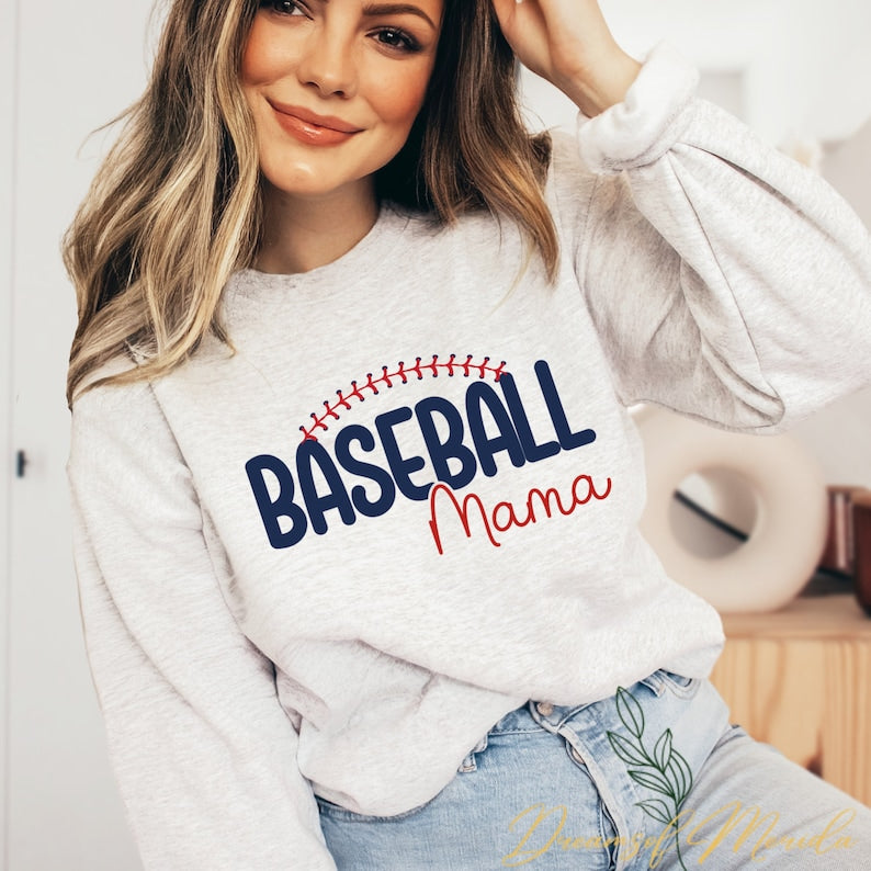 Baseball Mama Shirt Game Day Baseball Crewneck Tball Mom Shirt Baseball Shirt For Mom Baseball Mom Gift 1711595271266.jpg