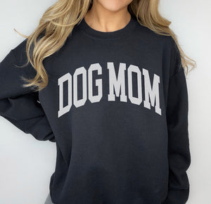 Dog Mom Sweatshirt Faded Vintage Aesthetic Style Dog Lover Sweatshirt 1711597311468.jpg