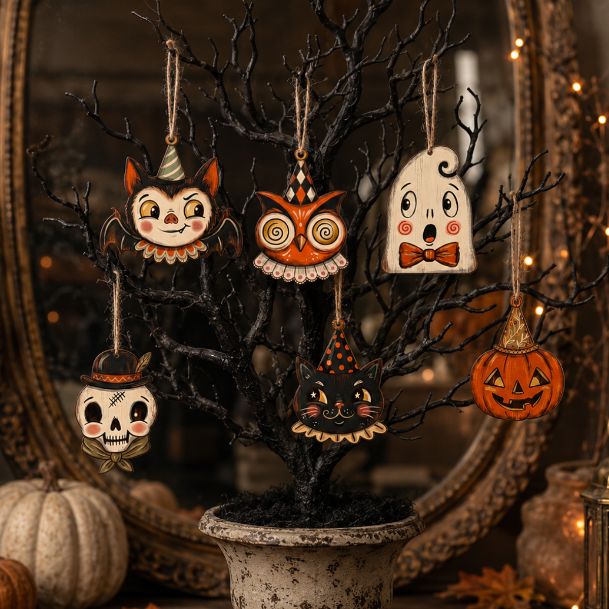 Mini Halloween Wooden Ornaments, Vintage Halloween Decor Indoor With Vampire, Cute Ghost, Pumpkin, Black Cat, Skeleton, Witch Owl 1711ccdb-651c-4f91-b54a-8ac9f65ffd0d-1.png