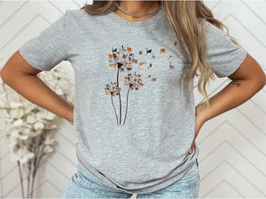 cats flower fly dandelion shirt cute cat lover apparel 1712026415498.jpg