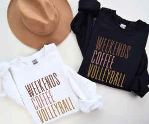 Weekend Coffee Volleyball Shirt Volleyball Mom Shirt Volleyball Lover Gift 1712216415091.jpg