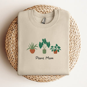 Plant Mom Embroidered Shirt Plant Mom Shirt Funny Plants Shirt 1712370590404.jpg