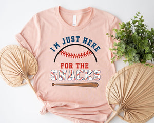 I Am Just Here For The Snacks Funny Baseball Shirt Baseball Mom Shirt Baseball Lover Shirt Game Day Shirt 1713237409391.jpg