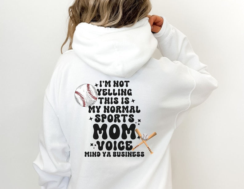 Im Not Yelling This Is My Normal Sports Mom Voice Funny Baseball Mom Shirt Sports Mom Shirt 1713238677345.jpg