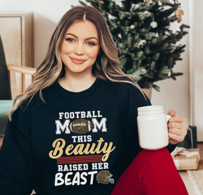 This Beauty Raised Her Beast Football Mom Shirt Funny Football Sayings Shirt 1713757561399.jpg