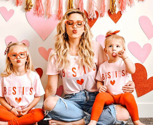 Besties Mommy And Me Matching Shirt Mommy And Me Outfits Family Matching Mother Daughter Mama And Mini Shirts 1714362230245.jpg