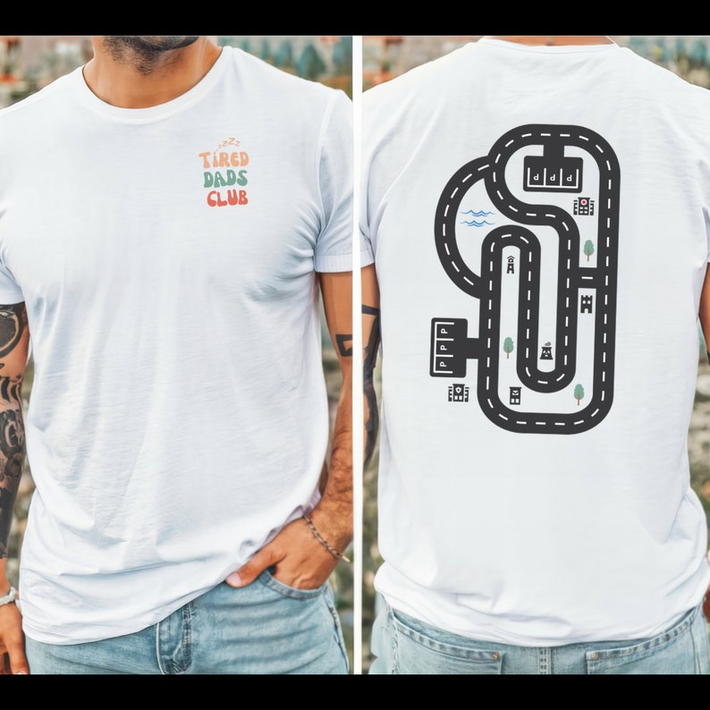 Racing Shirt For Dad Tired Dads Club Shirt Kids Toy Car Shirt Toy Car Massage Shirt 1715155491170.jpg