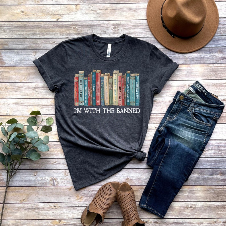 im with the banned shirt banned books shirt reading shirt librarian shirt 1715157992090.jpg