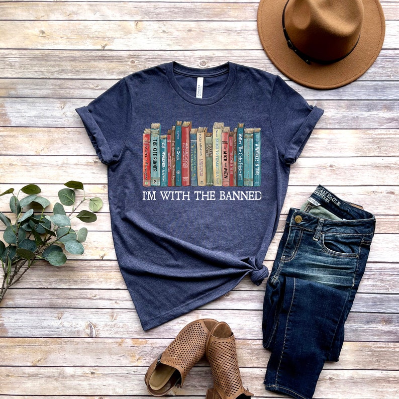 im with the banned shirt banned books shirt reading shirt librarian shirt 1715157992630.jpg