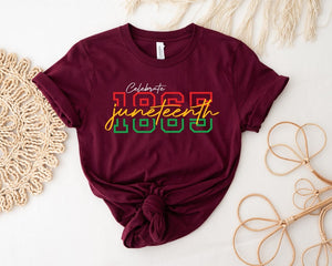 Celebrate 1865 Juneteenth Shirt Juneteenth Shirt African American Juneteenth Shirt Black History Shirt 1715326453226.jpg
