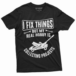 Mechanic Funny Tee Shirt I Fix Things Collecting Objects Humor For Father Job Occupational Mechanics Shirt 1715397629093.jpg