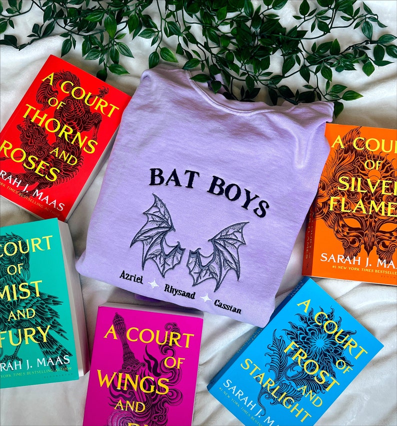 Bat Boys Sarah J Maas Embroidered Shirt 1715586840105.jpg
