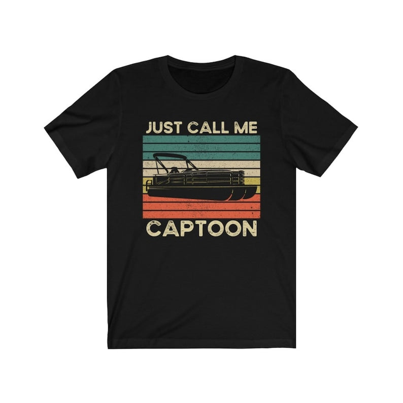 funny pontoon shirt pontoon boat captain retro vintage boat boating shirt gift for boat owner pontoon dad  grandpa lake lover shirt 1715661077686.jpg