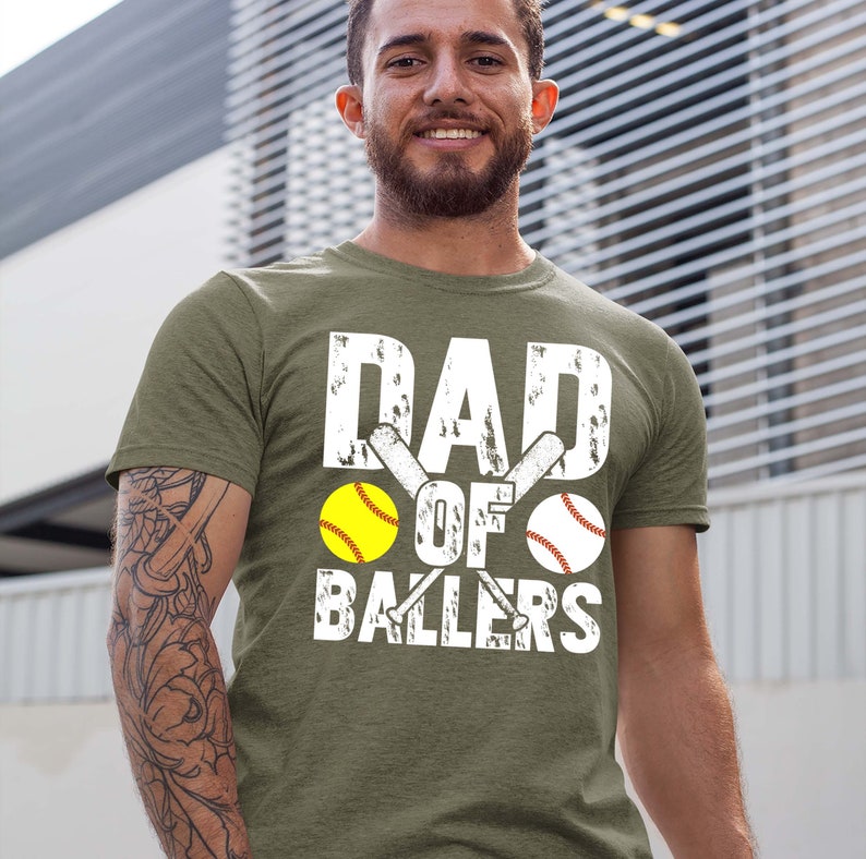 Funny Dad Of Ballers Shirt Baseball Softball Fathers Day Shirt Sports Tee 1715673217227.jpg