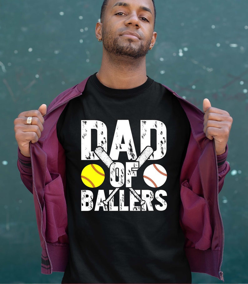 Funny Dad Of Ballers Shirt Baseball Softball Fathers Day Shirt Sports Tee 1715673217383.jpg
