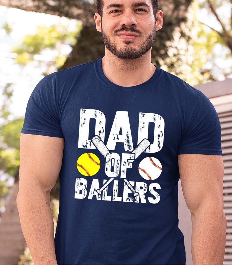 Funny Dad Of Ballers Shirt Baseball Softball Fathers Day Shirt Sports Tee 1715673217417.jpg