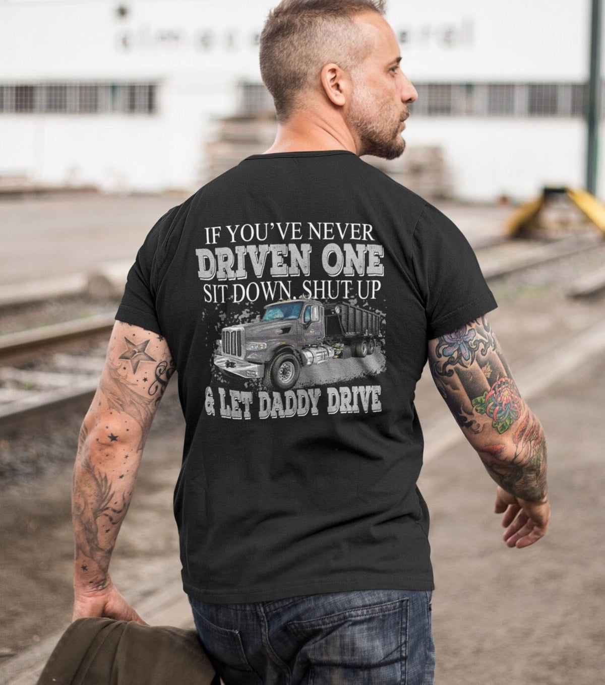 Funny Trucker Shirt Let Daddy Drive Roll Off Truck Driver Gifts Fathers Day Gift 1715745112806.jpg