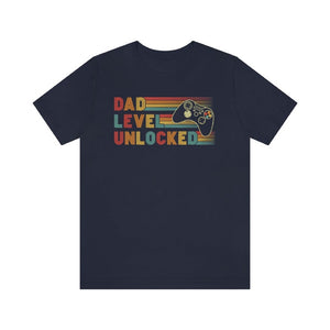 Dad Level Unlocked Shirt Funny New Dad T Shirt Dad Gaming Shirt First Time Dad Fathers Day Gift Idea New Super Dad Announcement Shirt 1715843373753.jpg