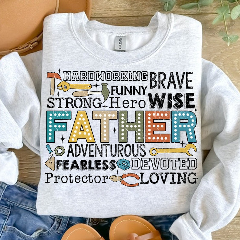Hardworkings Brave Dad Shirt Mechanic Funny Shirt Gift For Father 1715919332065.jpg