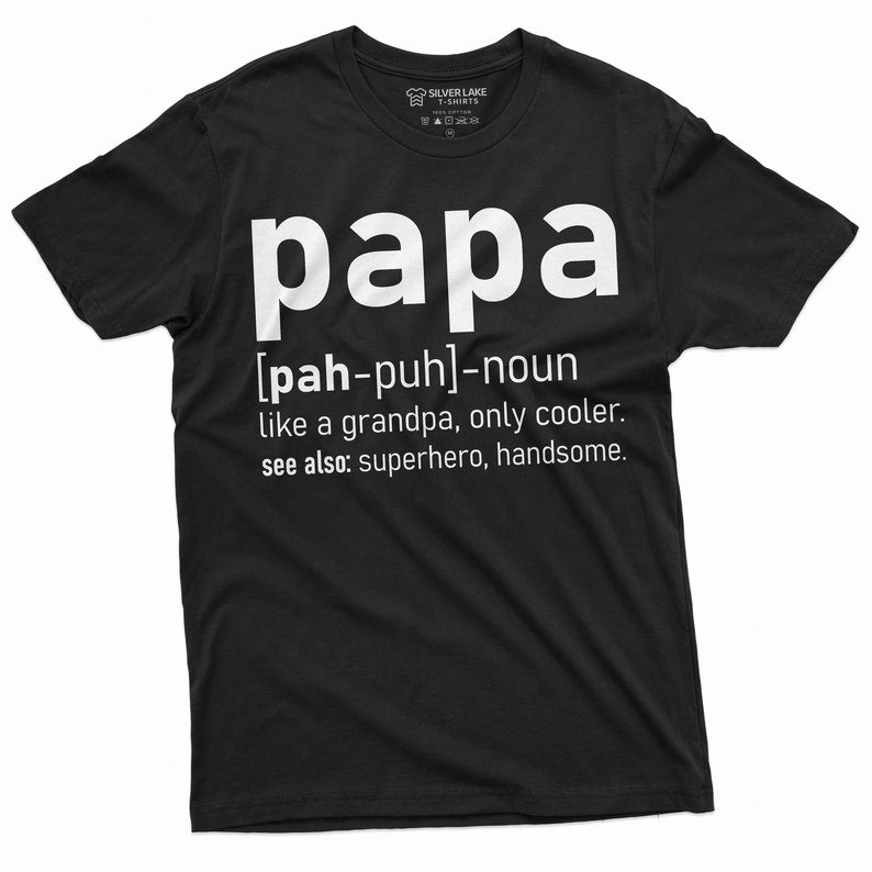 papa definition shirt fathers day papa shirt papa gifts grandpa shirt superhero cool handsome funny gift 1716179091505.jpg