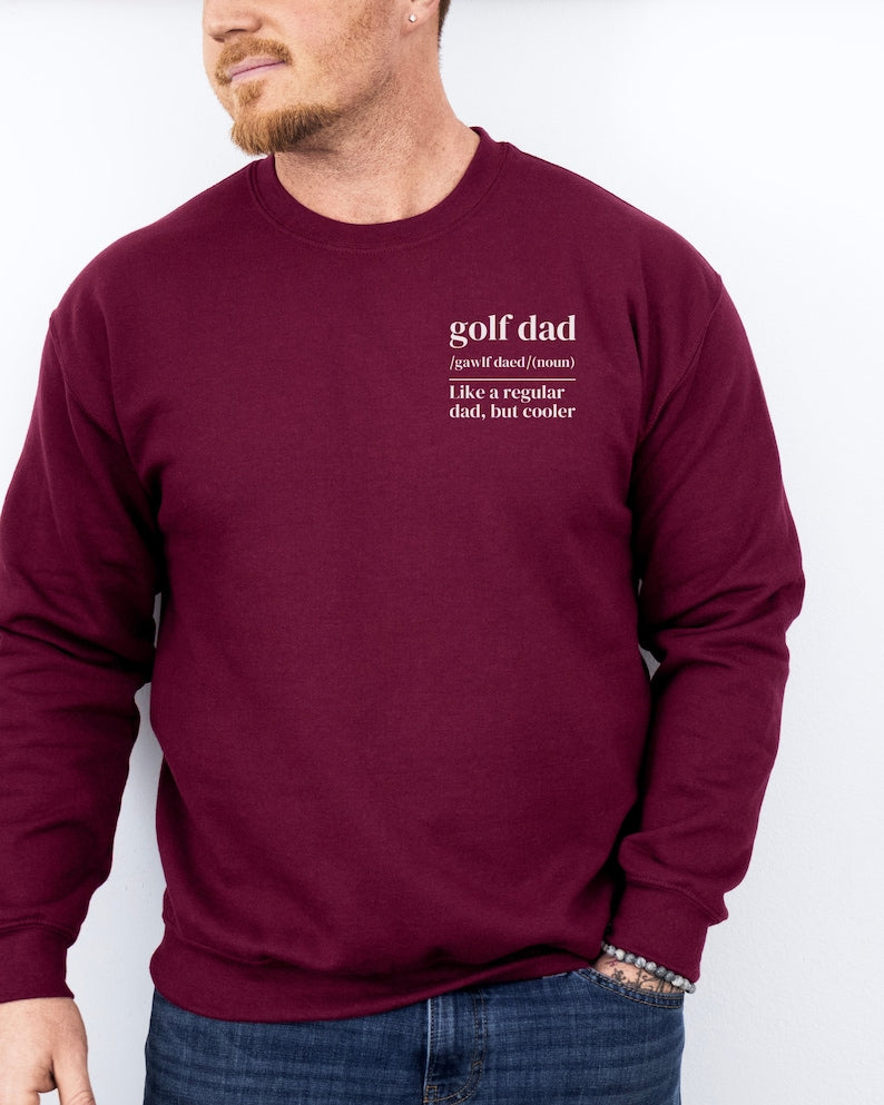 Golf Dad Like A Regular Dad Shirt Birthday Fathers Day Gift Funny Dad Present Gift Ideas For Dad 1716259777021.jpg