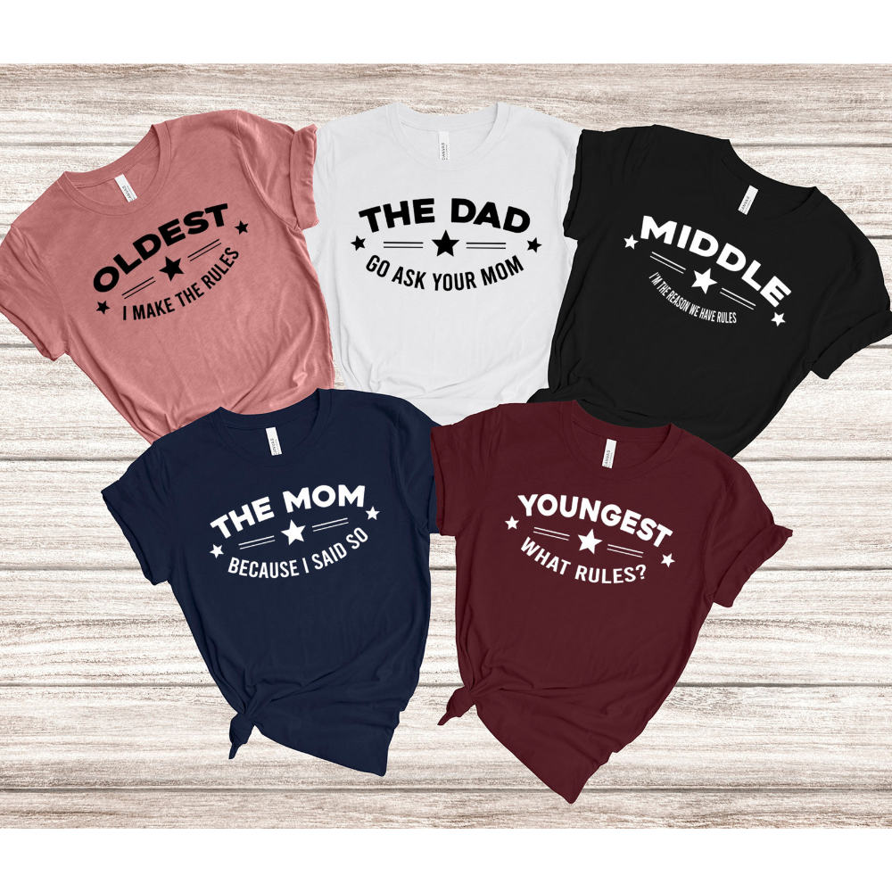 The Rules Family Matching Shirt Cute Family Shirt Gift For Family 1716280188235.png