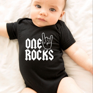 One Rocks Rock N Roll Birthday 1st Birthday Shirt Gift For Baby Mom Dad 1716365764625.png