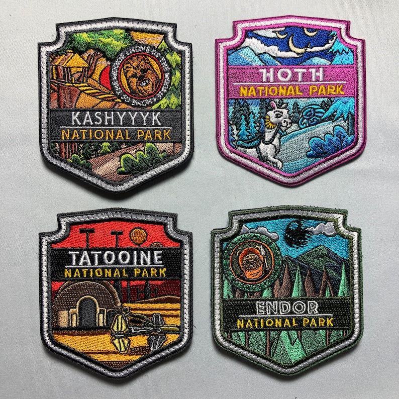 national park star planets wars morale patch   hoth endor tatooine kashyyyk   wookie ewok movie costume   comicon 1716433198345.jpg