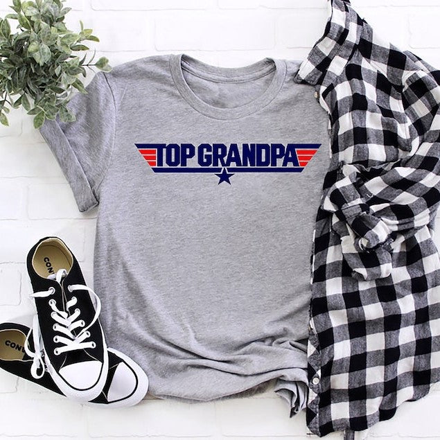 top grandpa shirt happy fathers day shirt fathers day gift gift for best grandpa number one grandpa daddy shirt best dad shirt 1716435332468.jpg