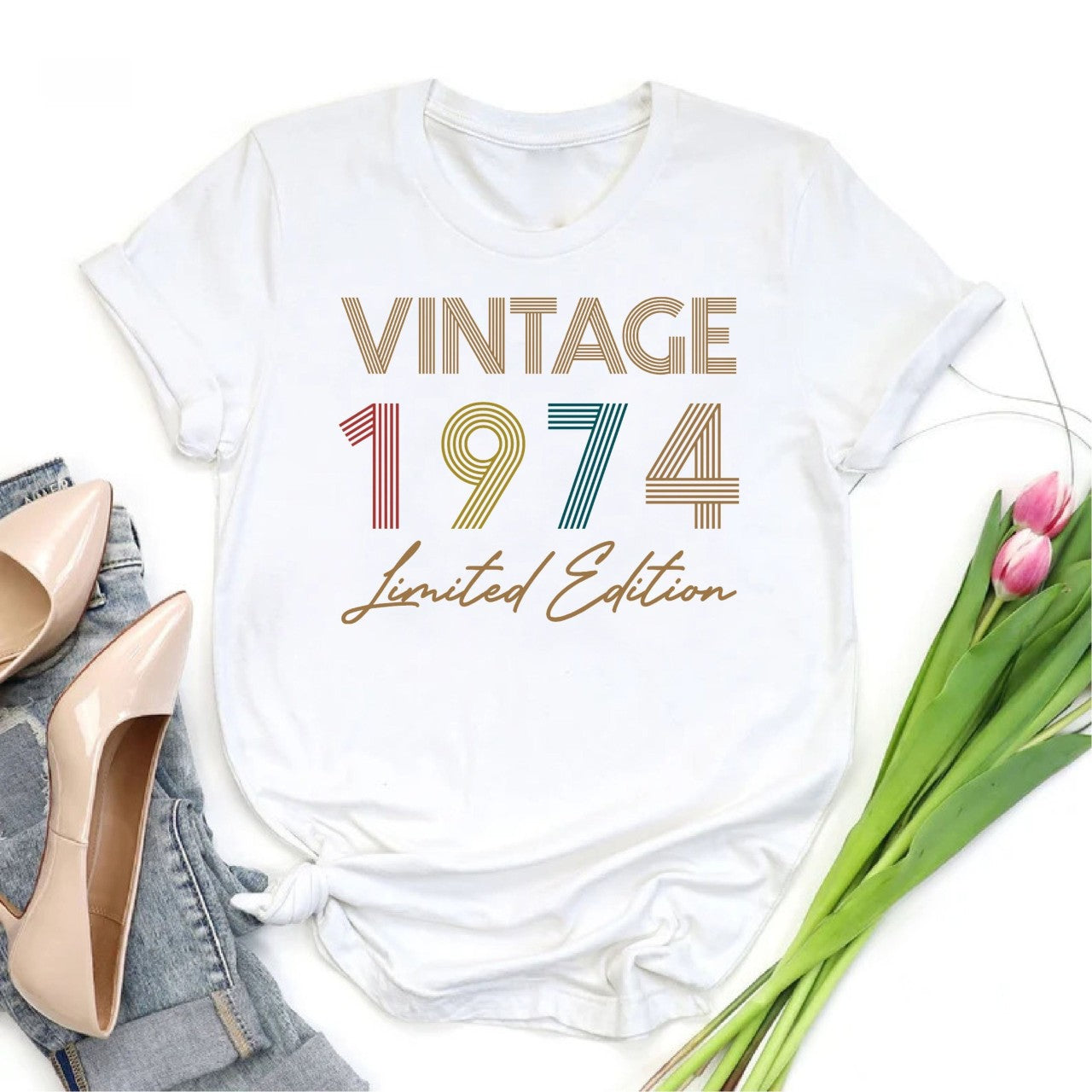 Vintage 1974 Limited Edition 50th Birthday Shirt Gift For Family Friends 1716436080095.png