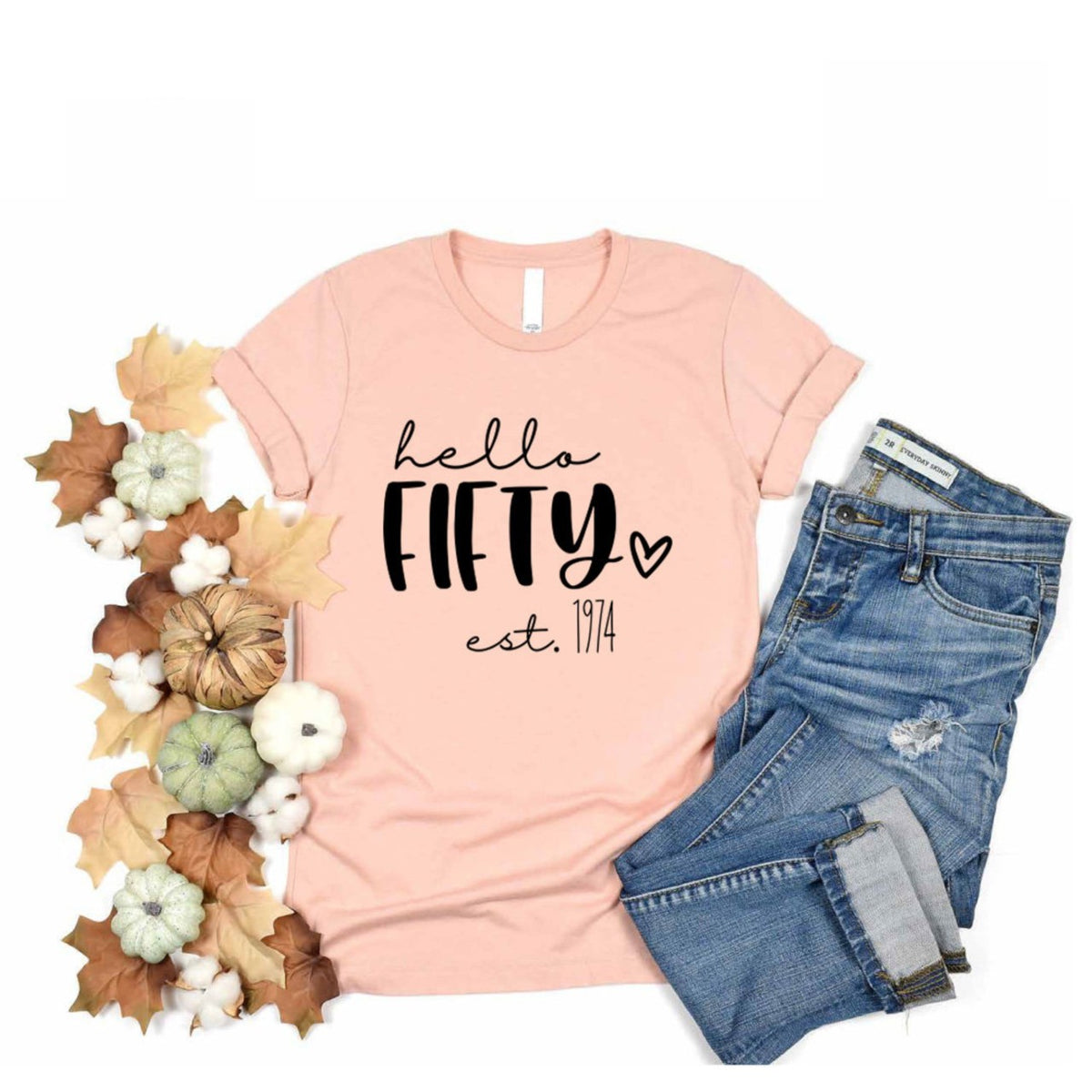 Hello Fifty 50th Birthday Shirt Gift For Family Friends 1716438019356.png