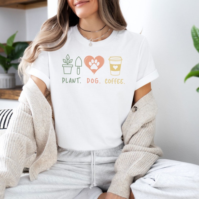 Plant Coffee Dog Lover Shirt Cute Plant Lover Gift Gardening Tee Funny Gardener T Shirt Gift For Gardening Mom Dog And Plant Lover Gift 1716439596272.jpg