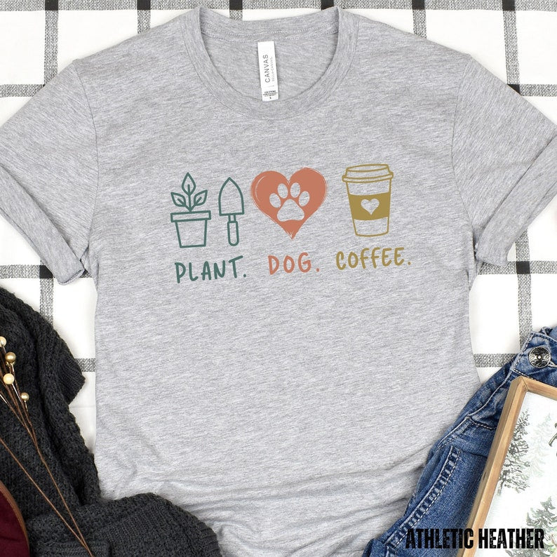 Plant Coffee Dog Lover Shirt Cute Plant Lover Gift Gardening Tee Funny Gardener T Shirt Gift For Gardening Mom Dog And Plant Lover Gift 1716439596832.jpg