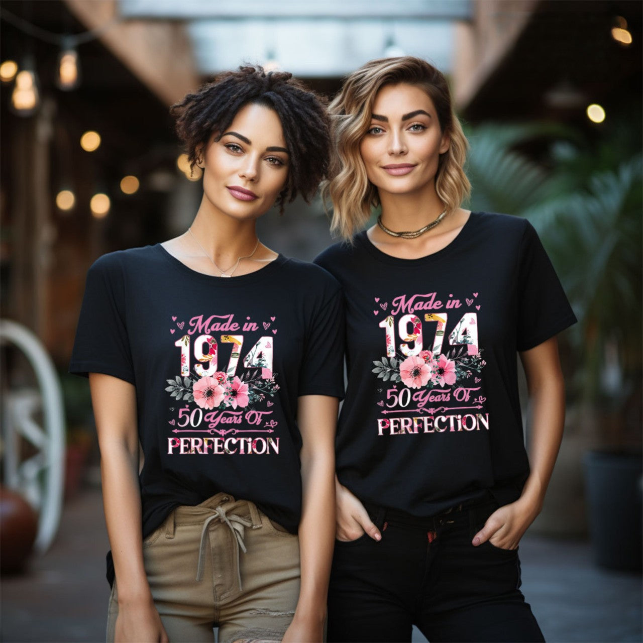 Made In 1974 50 Years Of Perfection 50th Birthday Shirt Gift For Family Friends 1716448247675.png