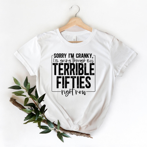 Im Going Through My Terrible Fifties Right Now 50th Birthday Shirt Gift For Family Friends 1716449023451.png