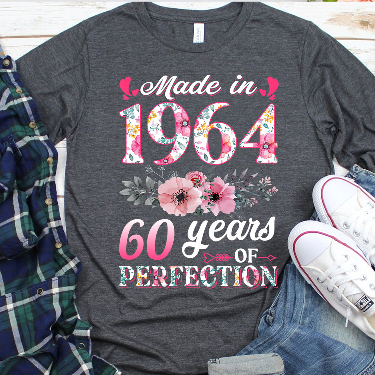 made in 1964 60 years of perfection 60th birthday shirt gift for family friends 1716522196236.jpg