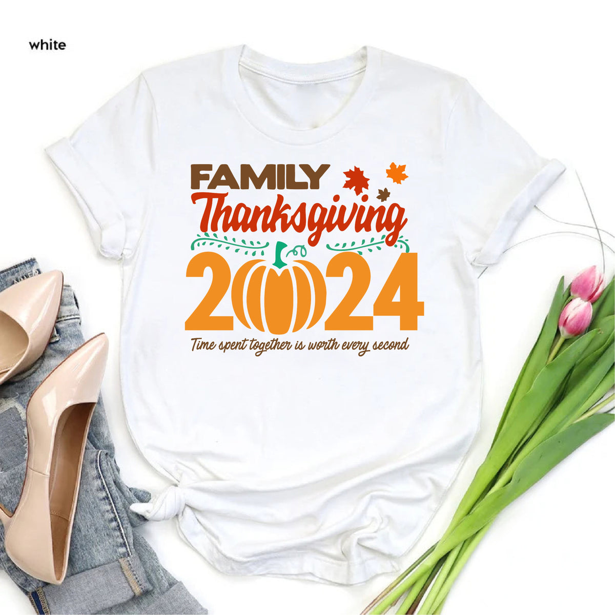 Thanksgiving Time Spent Together Is Worth Every Second Thanksgiving Shirt Gift For Family 1716526229435.jpg