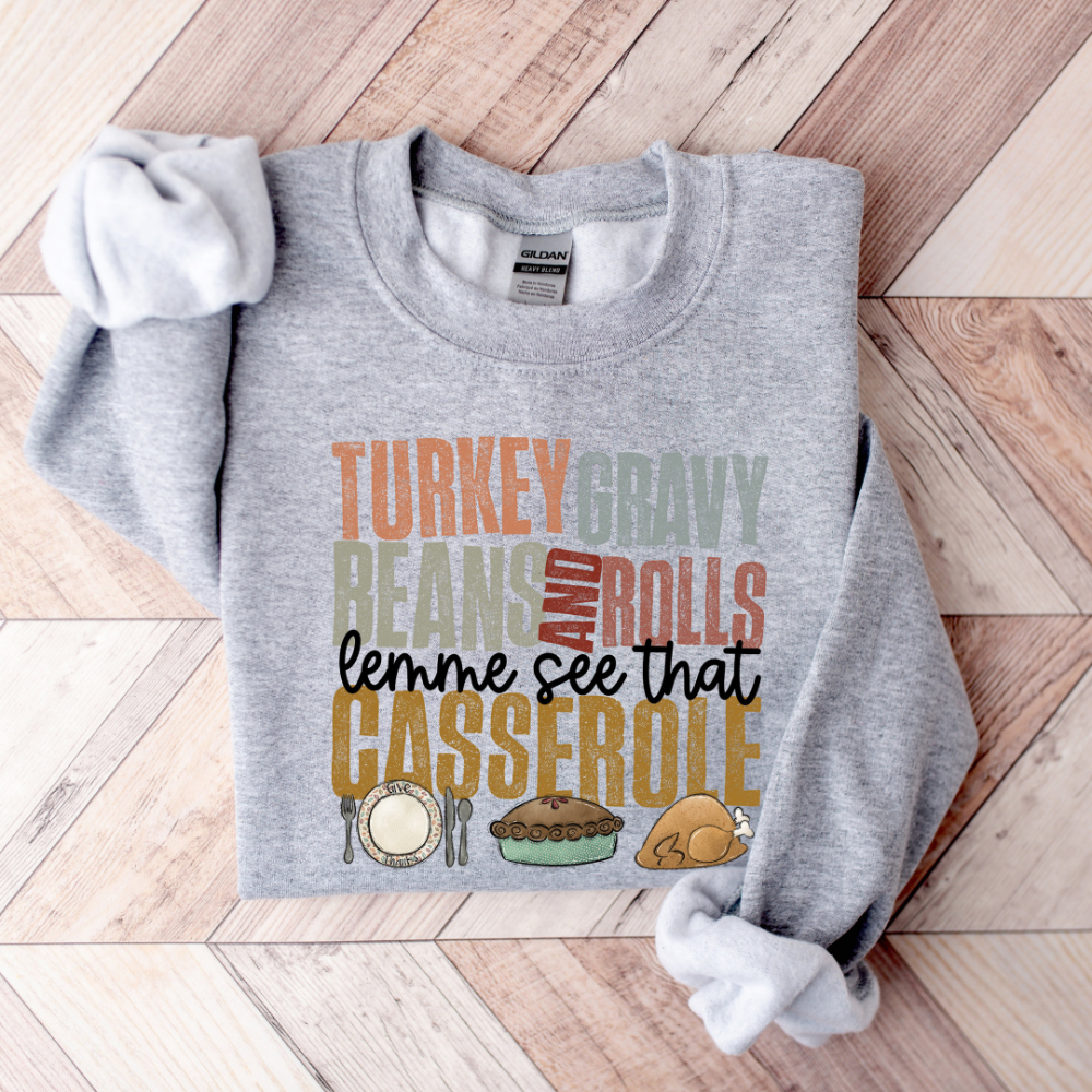 Turkey Gravy Beans And Rolls Let Me See That Casserole Fall Season Shirt Thanksgiving Shirt Gift For Family 1716534089327.png