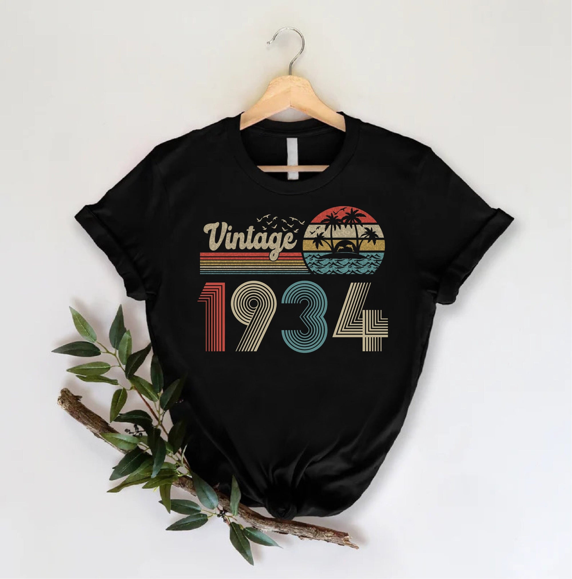 1934 Retro Vintage Turning 90 90th Birthday Shirt Gift For Family Friends 1716603645860.jpg