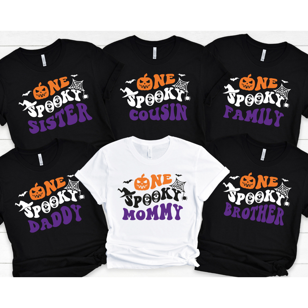 One Spooky Family Family Halloween Shirt Halloween Gift For Family 1716775915592.png