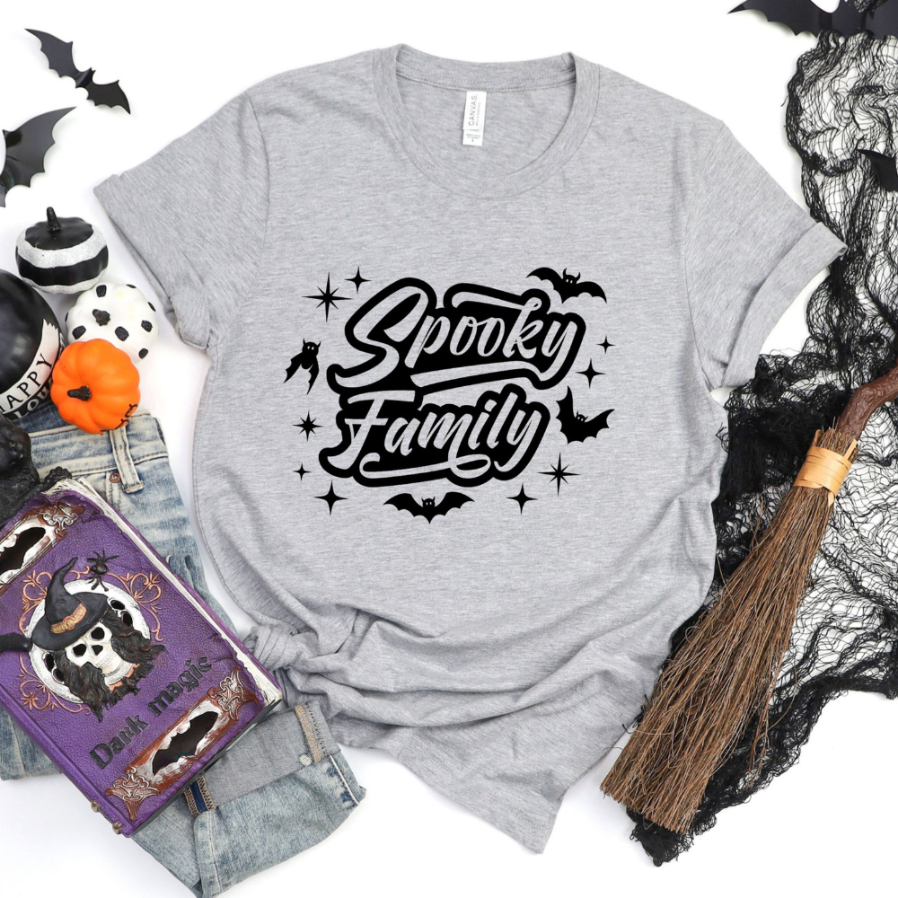 Custom Spooky Family Shirt Family Halloween Shirt Custom Halloween Shirt For Mother Spooky Season Shirt 1716778156921.png