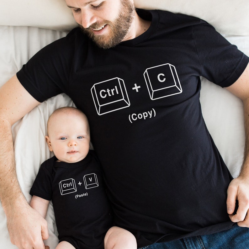 Copy Paste Shirt Set   Father And Baby Matching Shirts   Copy And Paste Daddy And Daughter Shirts   New Baby Gift 1716779657283.jpg